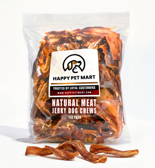 Soft & Tender Buffalo Jerky Dog Treats – Natural Meat Jerky Dog Chews, High‑Protein, Slow‑Dried, Single‑Ingredient Treats for All Breeds