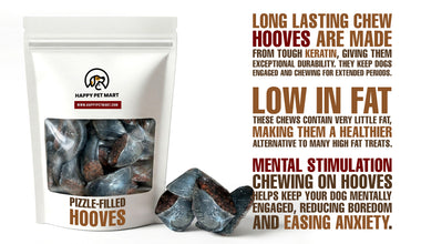 Pizzle‑Filled Hooves – Long‑Lasting, Low‑Odor Dog Chews