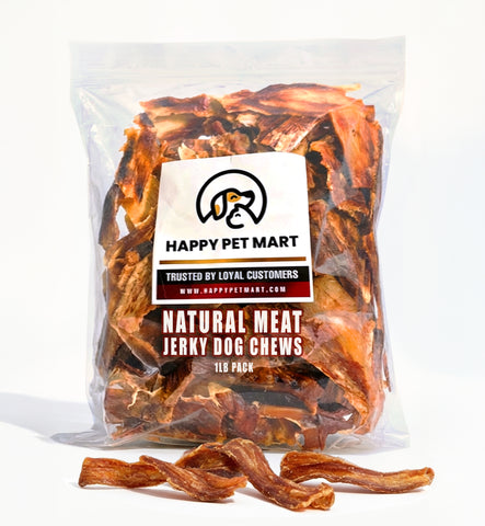 Soft & Tender Buffalo Jerky Dog Treats – Natural Meat Jerky Dog Chews, High‑Protein, Slow‑Dried, Single‑Ingredient Treats for All Breeds